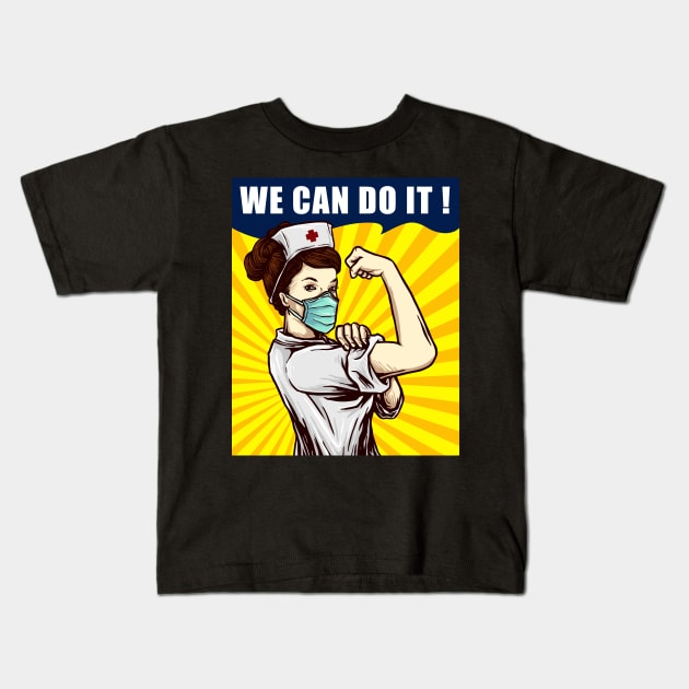 We can do it Kids T-Shirt by BadDesignCo